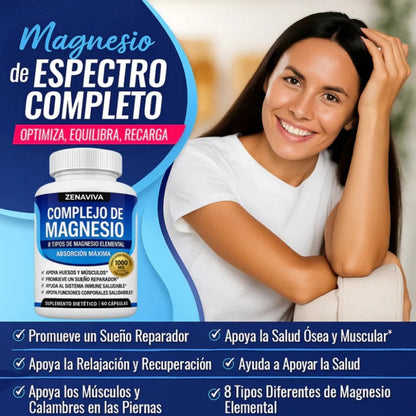ZenaMag - Capsulas de Magnesio Complex - OFERTA 2X1