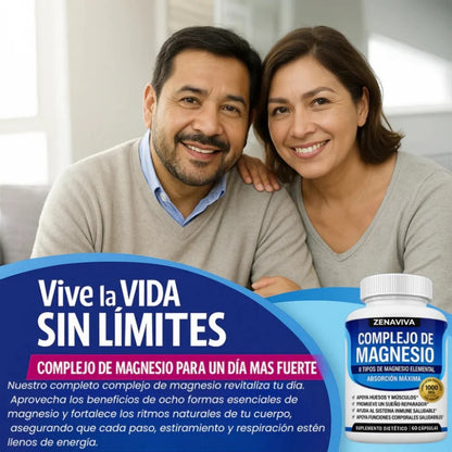 ZenaMag - Capsulas de Magnesio Complex - OFERTA 2X1