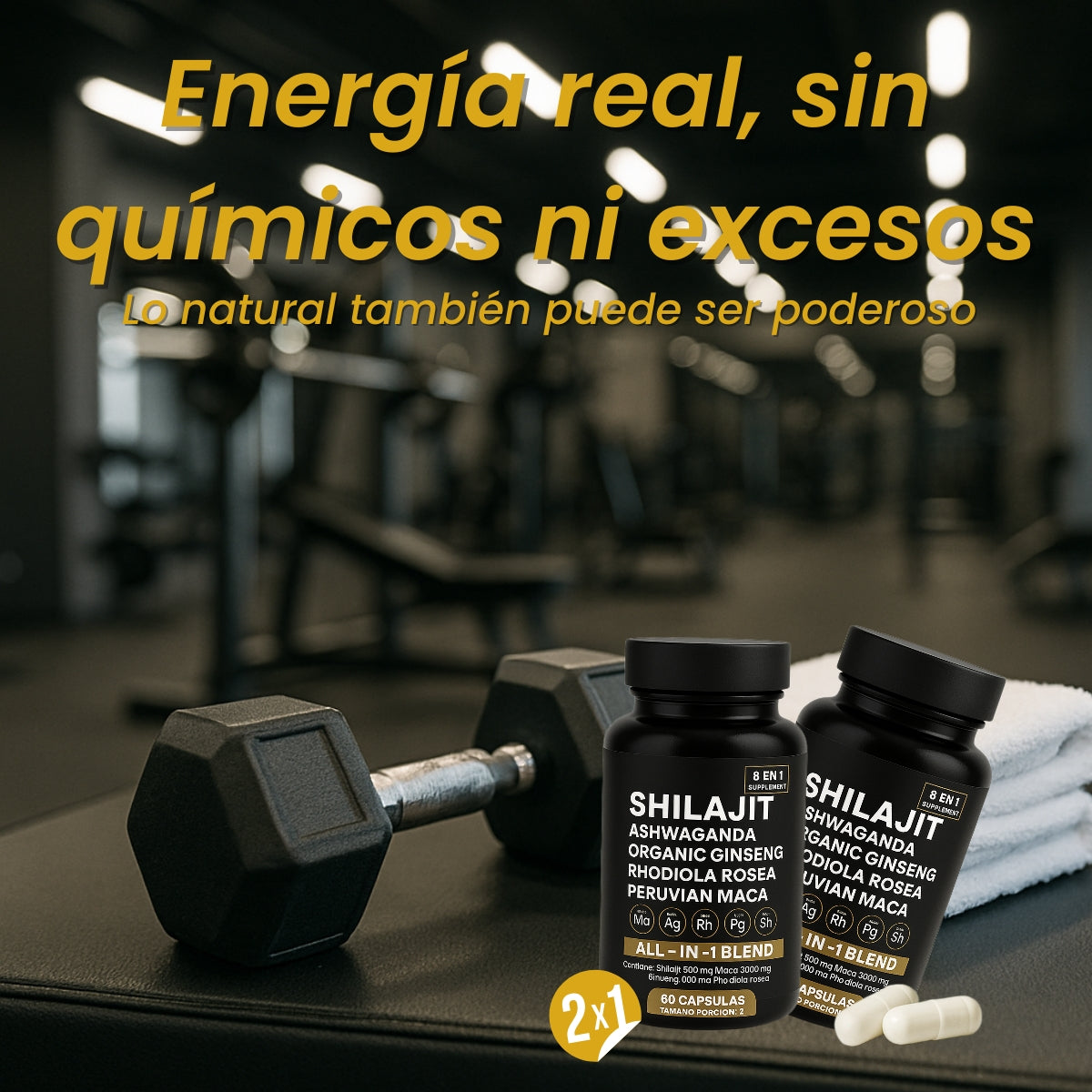 Shilajit Ashwagandha - Recarga tu vida con energía pura
