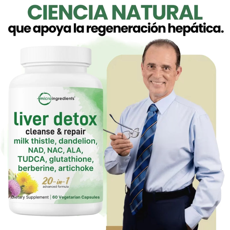MicroIngredients - Capsulas para el higado - OFERTA 2X1
