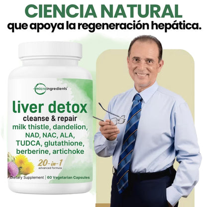 Liver Detox - Cápsulas para el hígado - OFERTA 2X1