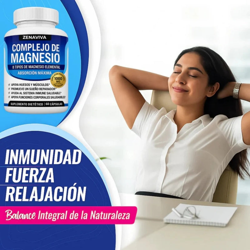 ZenaMag - Capsulas de Magnesio Complex - OFERTA 2X1