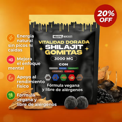 Gomitas Shilajit - Despierta tu mejor versión