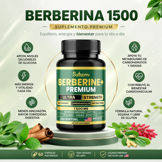 Berberina🍃 – Azúcar, Energía y Metabolismo en Equilibrio - OFERTA 2X1